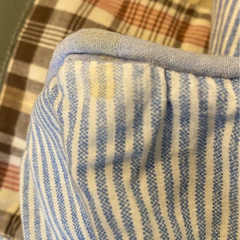 Tommy Hilfiger Camo Madras Plaid Patchwork sham‎ set pillowcase pair